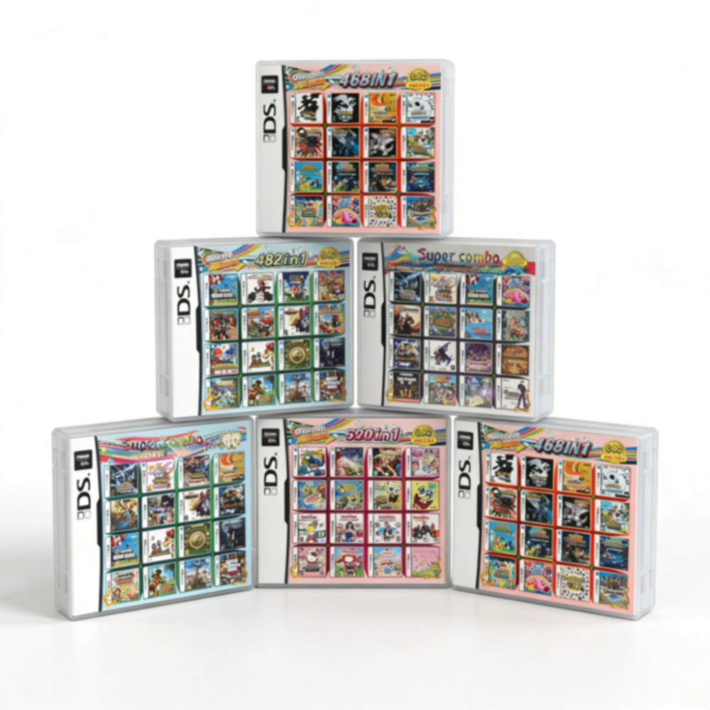 Retro Gaming Accessories - •Kartrid Multi-Game Bertema Pokemon Untuk DS/3DS/NDSL/2DS