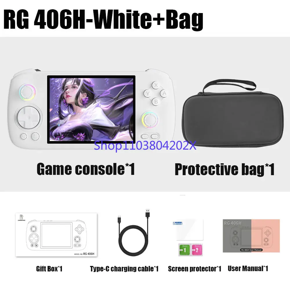 Retro Gaming Accessories - Konsol Game Genggam RG406H RG 406H