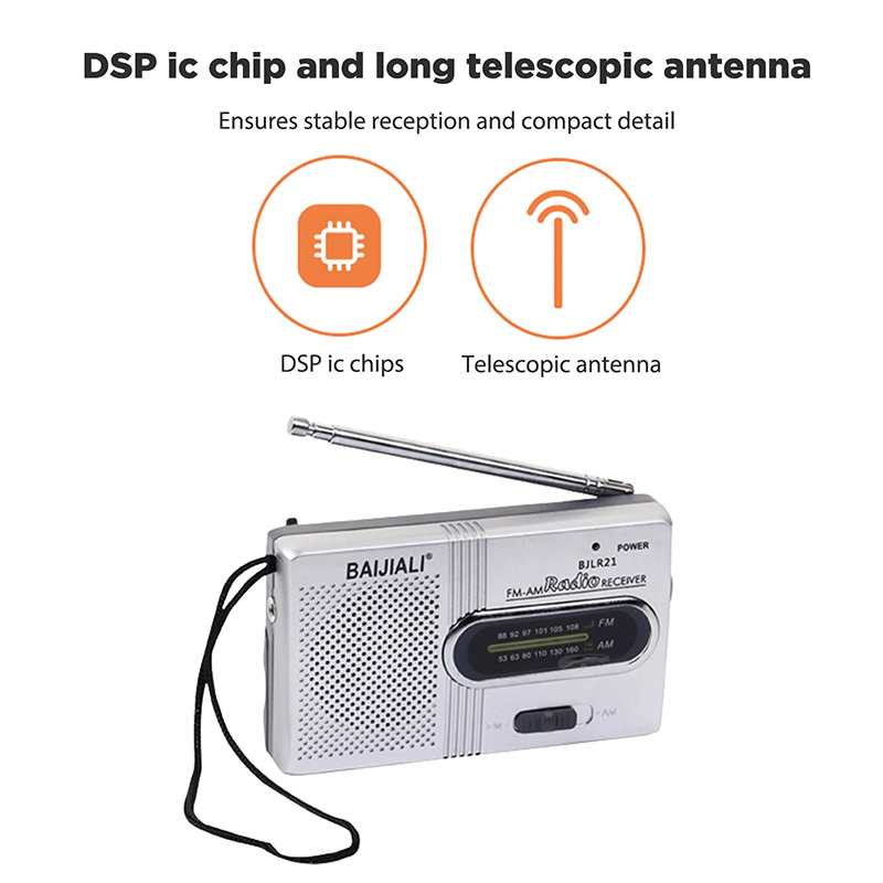 Rechargeable Battery Aa - Radio Vintage Mini Baru Dapat Diisi