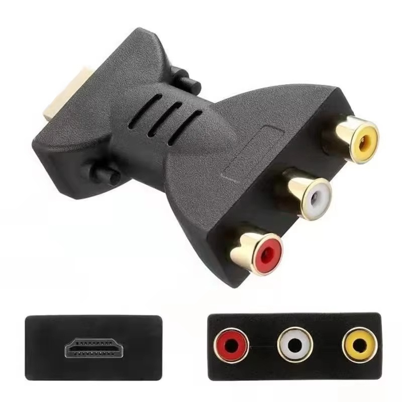 Composite Rca Cable - Konverter Adaptor Komposit Kompatibel dengan HDMI