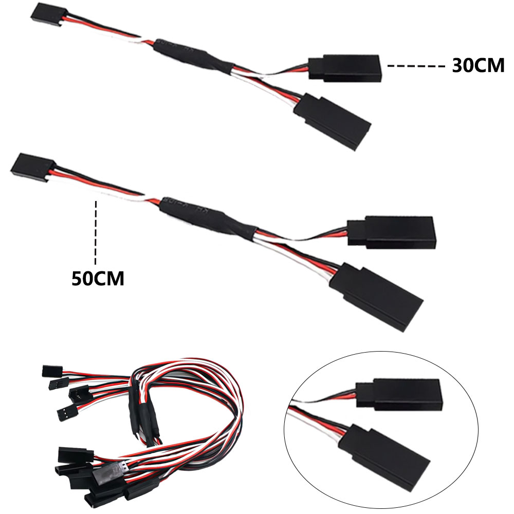 Composite Rca Cable - 5/8/10 Buah Kabel Ekstensi RC Servo