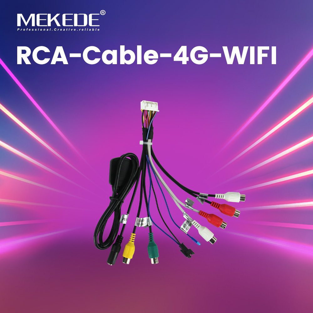 Composite Rca Cable - MEKEDE kabel Adaptor Universal mobil, kabel