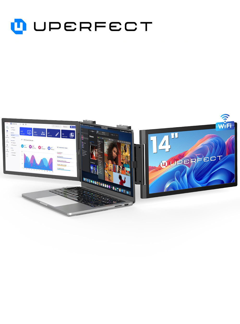 Crt Monitor Stand - UPERFECT UFree Z14 Pro Monitor Portabel