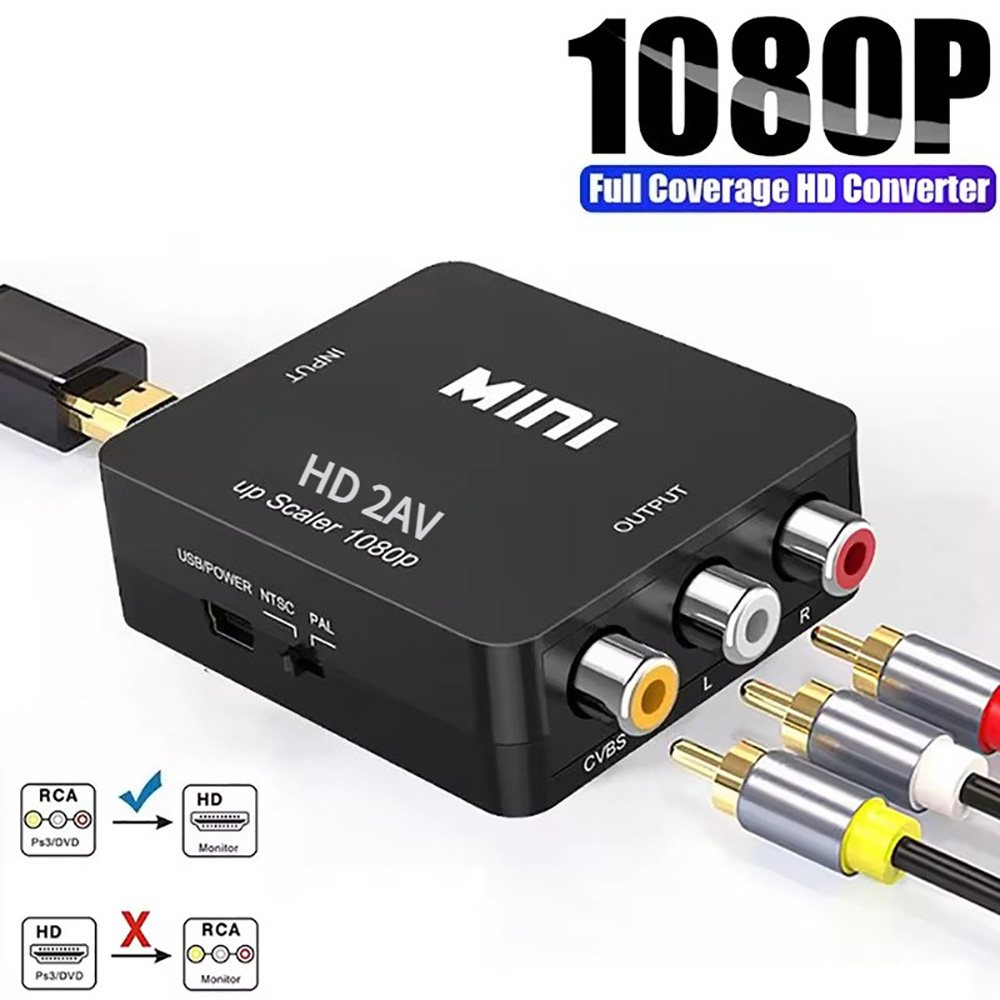 Composite Rca Cable - Adaptor HDMI ke AV RCA HD