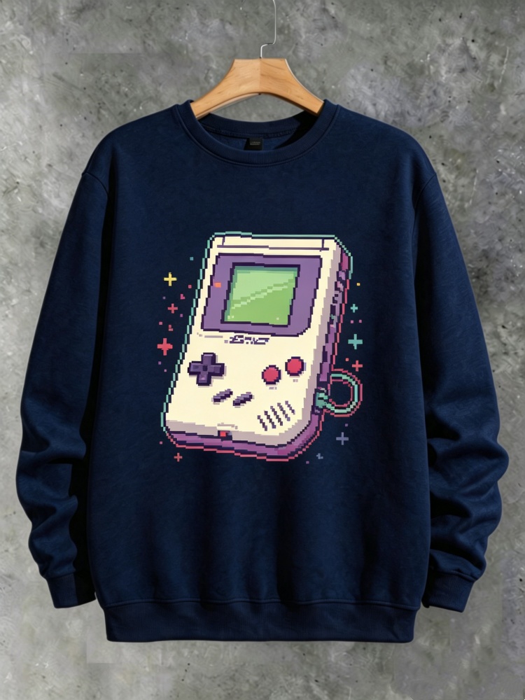 Retro Gaming Shops - Sweatshirt Konsol Game Retro Pria dengan