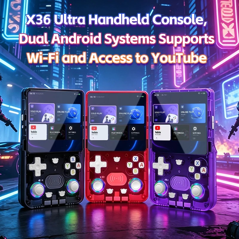 Retro Gaming Youtuber - Konsol Genggam Retro X36Ultra Android 10.0