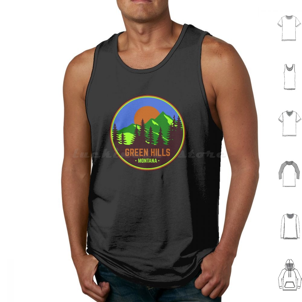 Retro Gaming Zone - Green Hills Montana Tank Top Rompi