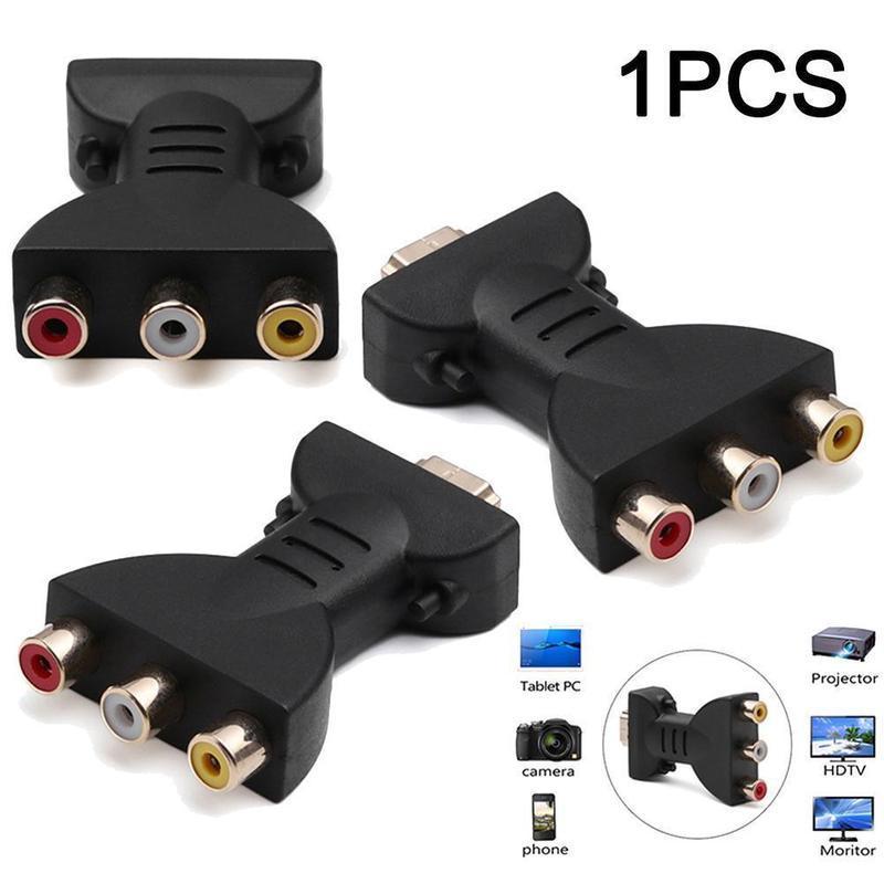 Composite Rca Cable - Konverter adaptor komposit HD 1080P, kompatibel