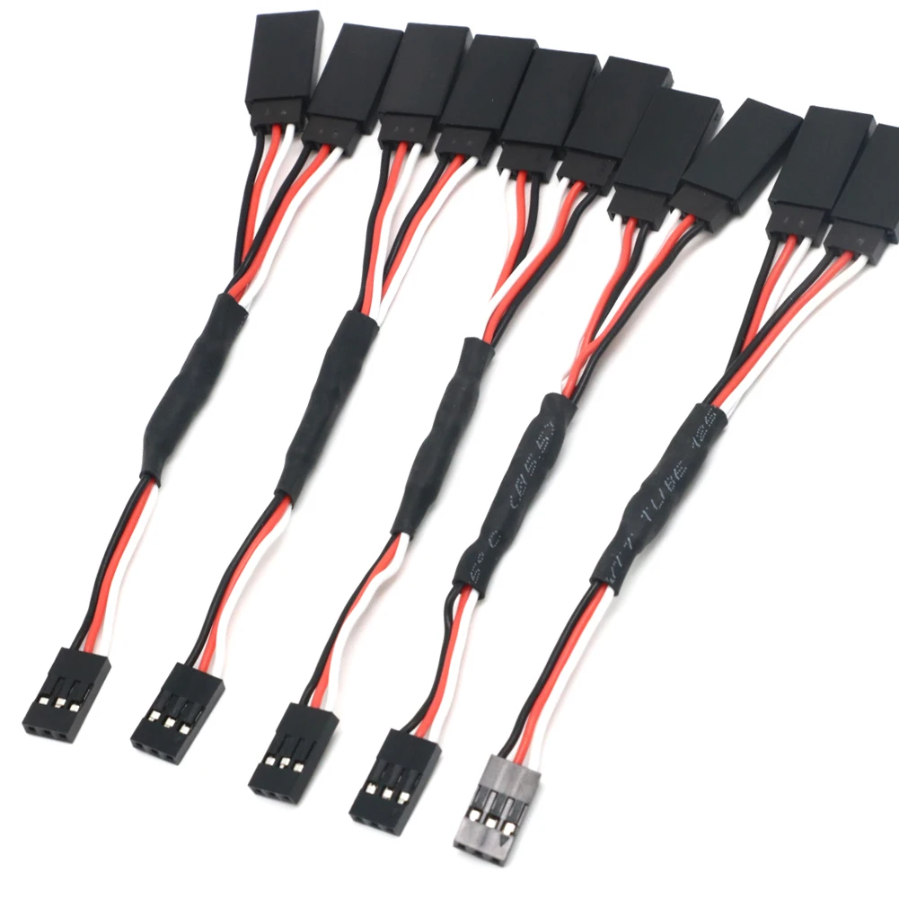 Composite Rca Cable - 5 buah 100/150/200/300/500mm RC Servo Y