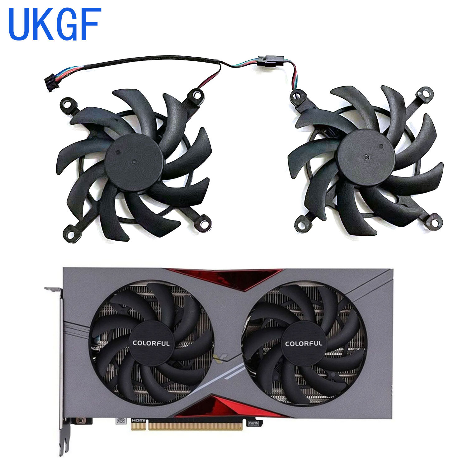 Nvidia Vga Rtx 4060 - Kipas Pengganti Kartu Grafis Colorful GeForce