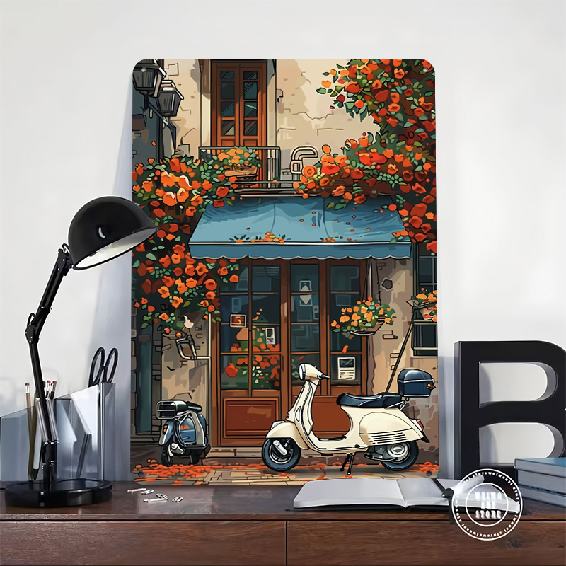 Poster Toko Skuter Vintage, Pa - Retro Gaming Shops ulasan dan harga