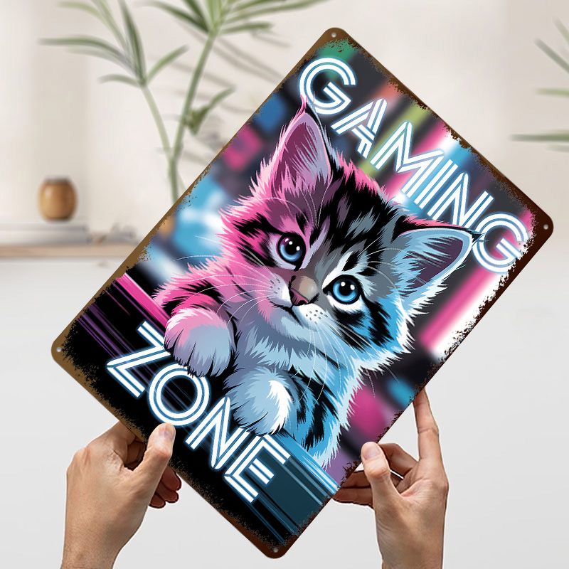 Poster Cetak Kucing Zona Perma - Retro Gaming Zone ulasan dan harga
