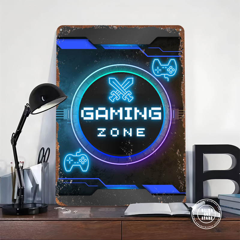 Zona Permainan – Poster Dekora - Retro Gaming Zone ulasan dan harga