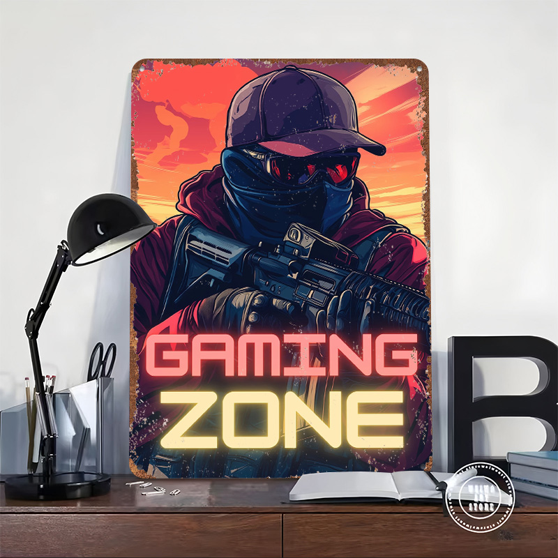 Gaming Zone – Poster Seni Game - Retro Gaming Zone ulasan dan harga