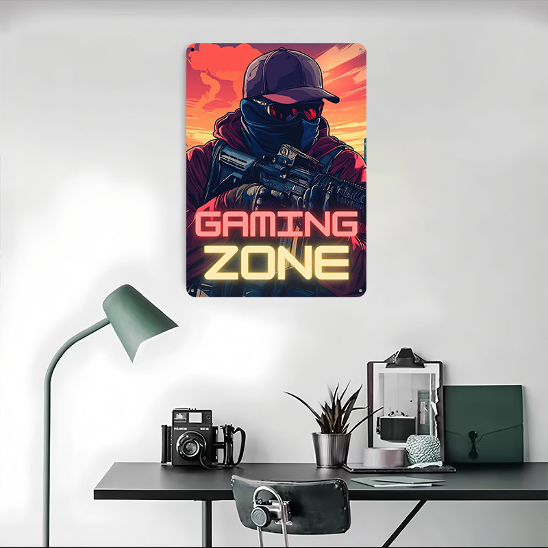 Gaming Zone – Poster Seni Game - Retro Gaming Zone ulasan dan harga