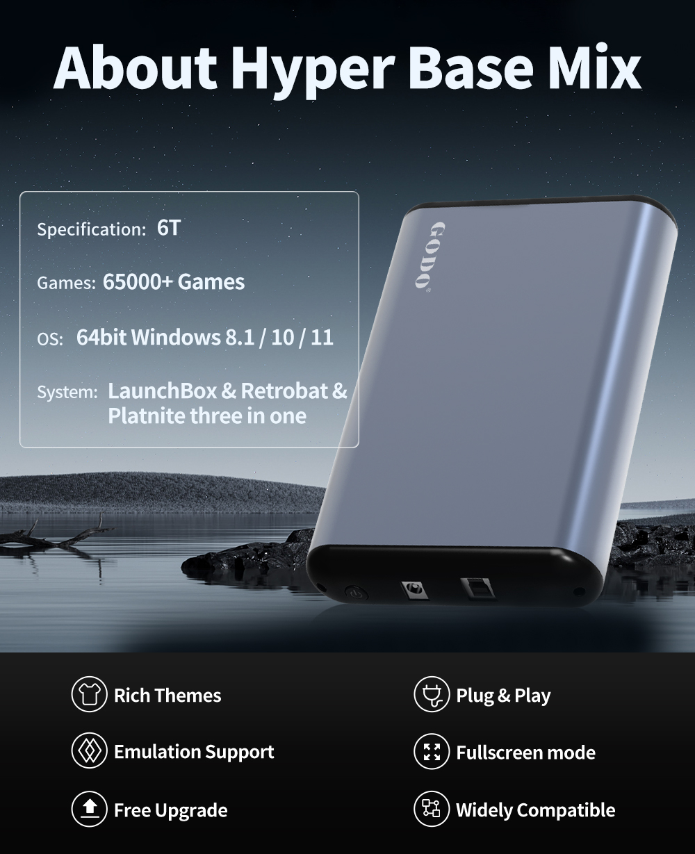 JMachen 6TB Sistem HDD Gaming  - Retro Gaming Ps3 ulasan dan harga