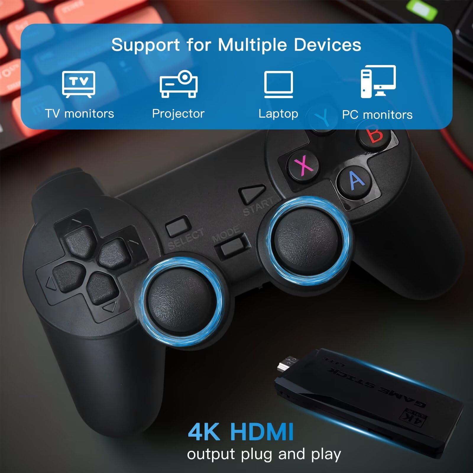 Konsol Video Game Retro 4K Gam - Retro Gaming Stick ulasan dan harga