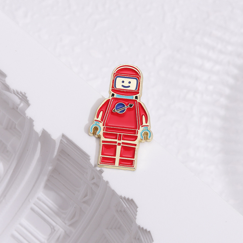 Pin Bros Enamel Astronot Lego  - Retro Gaming Accessories ulasan dan harga