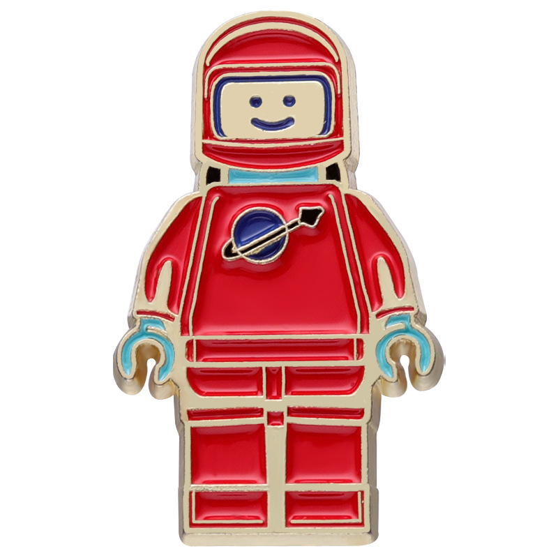 Pin Bros Enamel Astronot Lego  - Retro Gaming Accessories ulasan dan harga