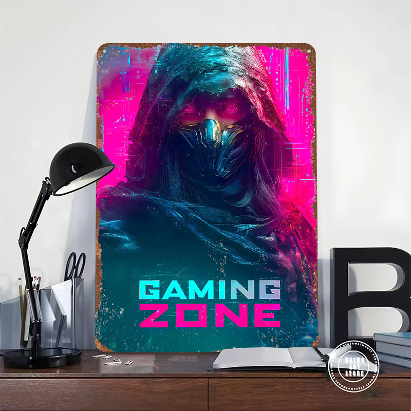 Poster Tinplate Ninja Zona Per - Retro Gaming Zone ulasan dan harga