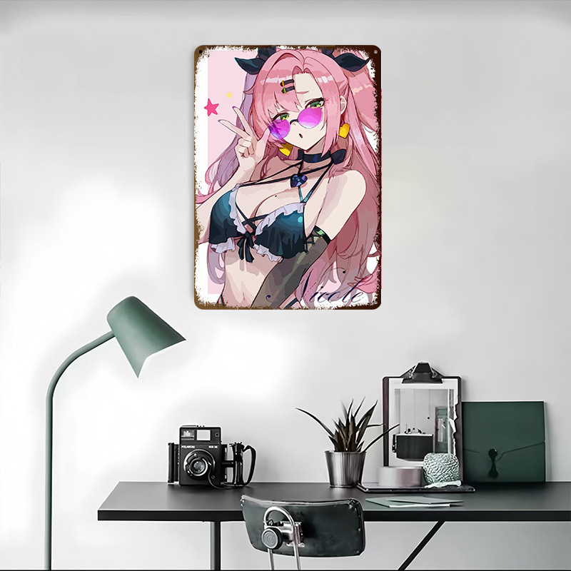 Poster Logam Zenless Zone Zero - Retro Gaming Zone ulasan dan harga