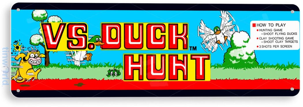 Tanda timah bebek berburu Marq - Retro Gaming Shops ulasan dan harga