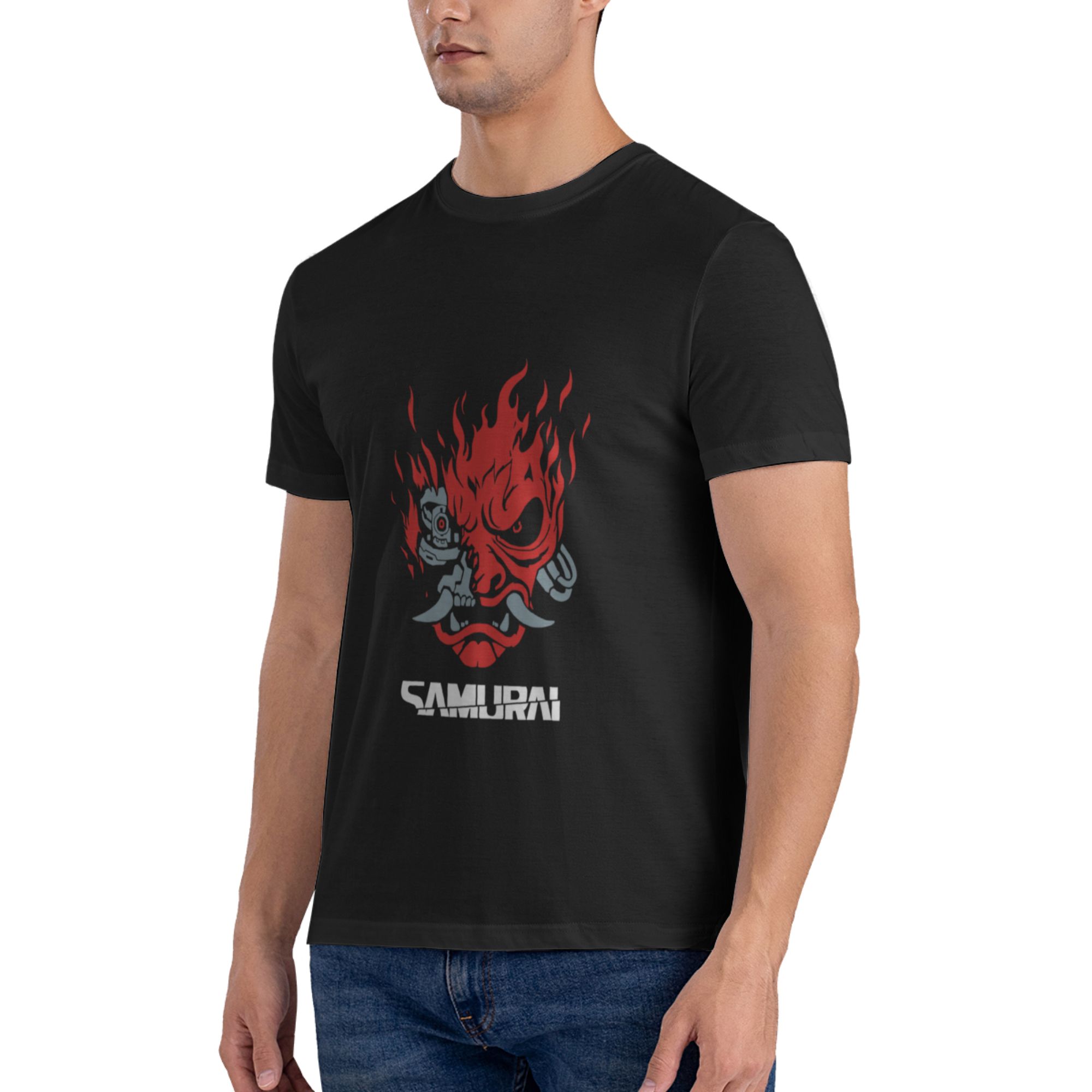 Kaus Cetak Pria Esensial 2077  - Retro Gaming Shops ulasan dan harga