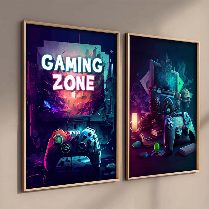 Poster zona Game Gamer Retro P - Retro Gaming Zone ulasan dan harga