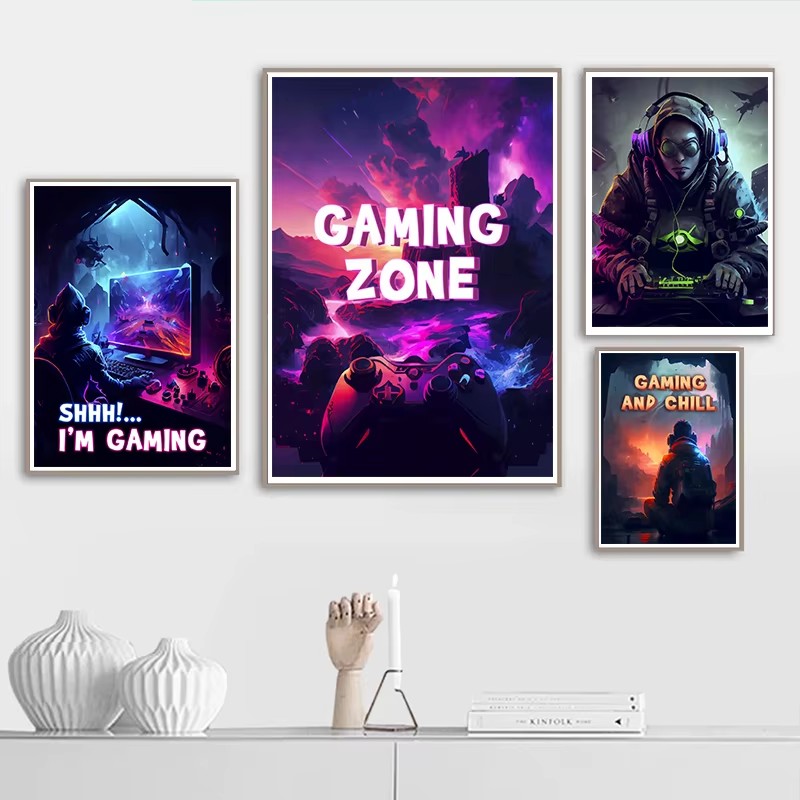 Poster zona Game Gamer Retro P - Retro Gaming Zone ulasan dan harga