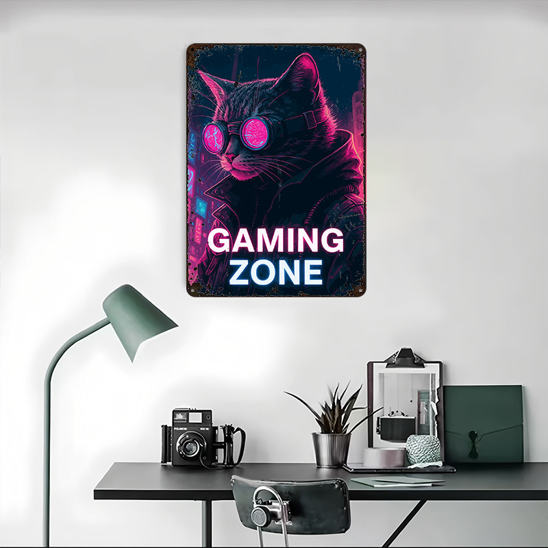 Poster Plakat Timah Zona Perma - Retro Gaming Zone ulasan dan harga