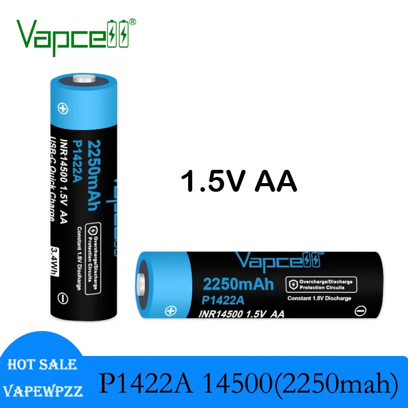Baterai Isi Ulang USB-C Vapcel - Rechargeable Battery Aa ulasan dan harga