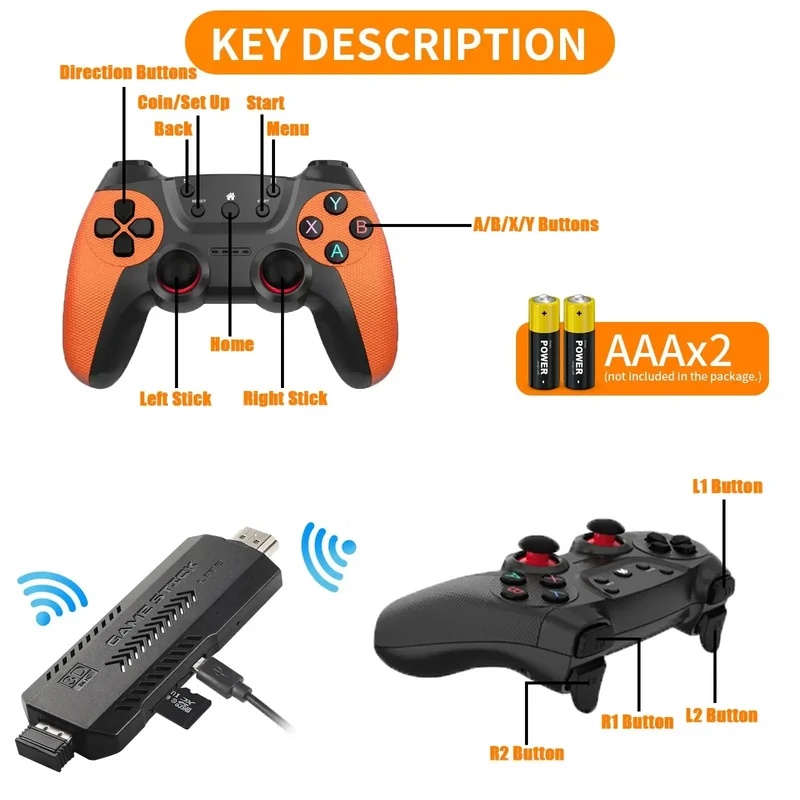 X2 Ultra Pro Retro Game Stick  - Retro Gaming Stick ulasan dan harga