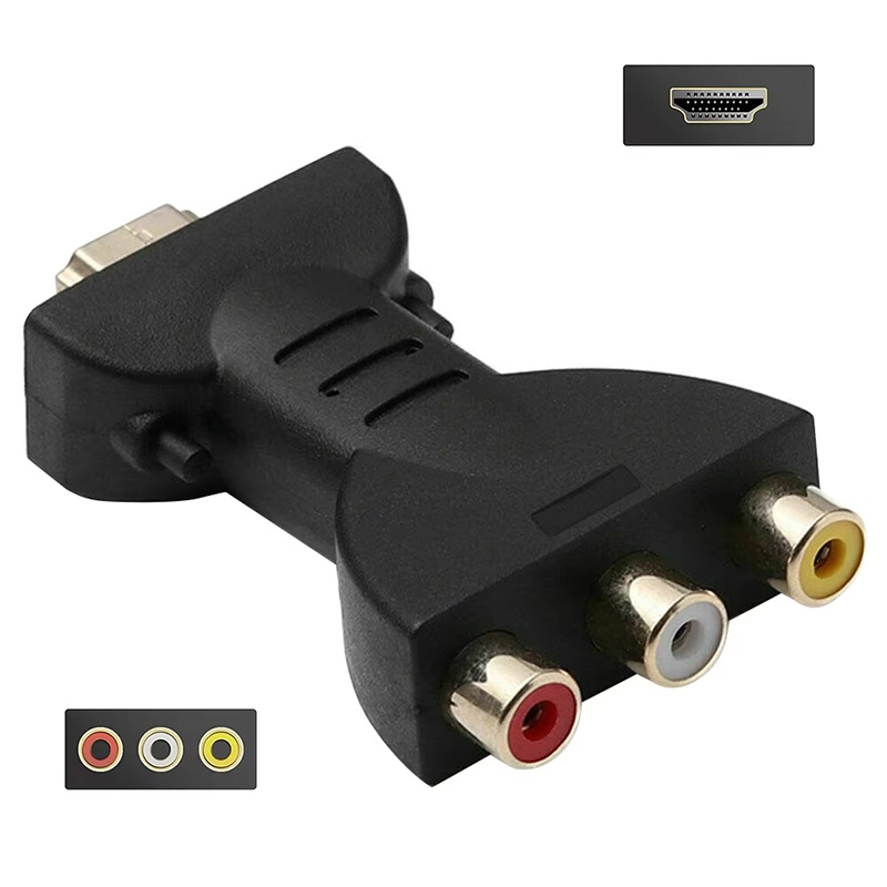 Adaptor Komposit AV Ke HDTV 3  - Composite Rca Cable ulasan dan harga