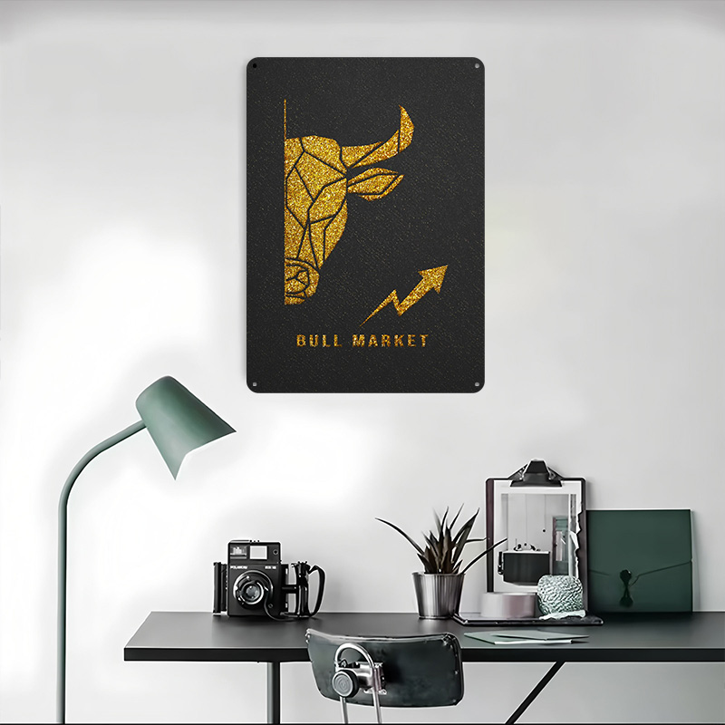Poster Cetak Golden Bull Marke - Retro Gaming Market ulasan dan harga