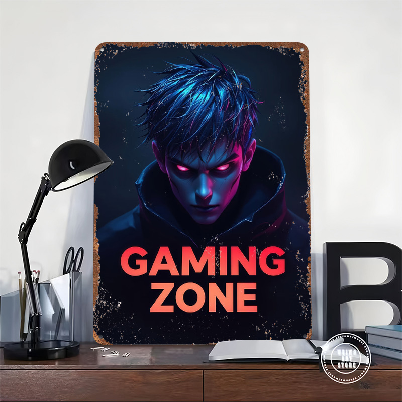 Poster Plakat Timah Potret Gam - Retro Gaming Zone ulasan dan harga