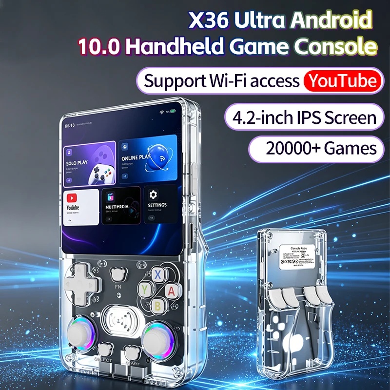 Konsol Genggam Retro X36Ultra  - Retro Gaming Youtuber ulasan dan harga