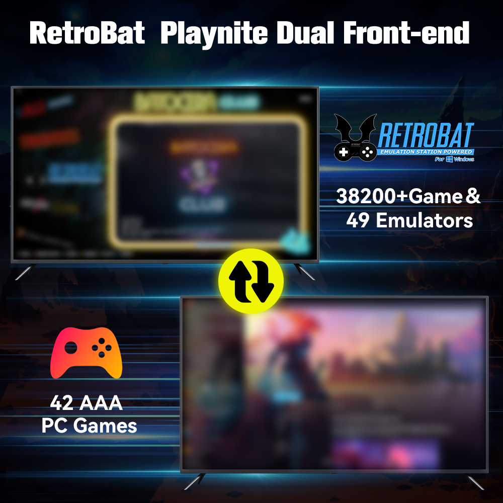 Sistem Retrobat & Playnite HDD - Retro Gaming Ps3 ulasan dan harga