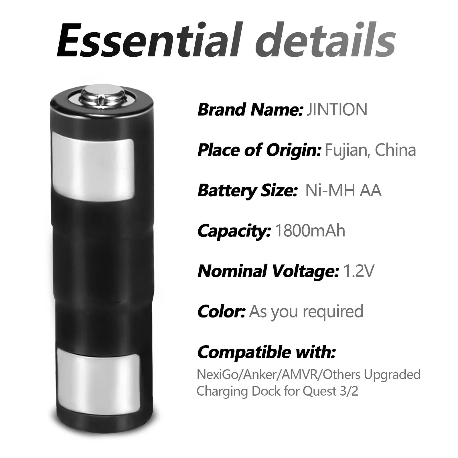 Untuk Mate Quest 3/3S baterai  - Rechargeable Battery Aa ulasan dan harga