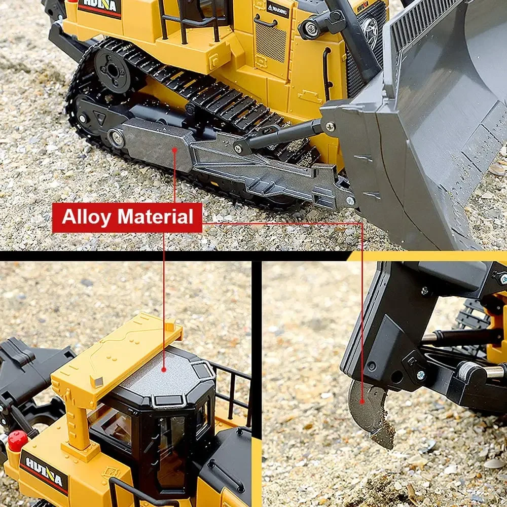 Huina 1554 1/16 RC Bulldozer T - Rechargeable Battery Aa ulasan dan harga