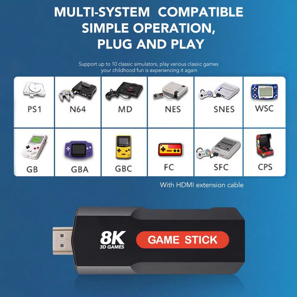 X2 Game Stick HD 4K 8K 3D Kons - Retro Gaming Stick ulasan dan harga