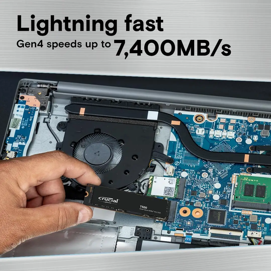 SSD Crucial T500 1TB PCIe Gen4 - Samsung Ssd 980 Pro ulasan dan harga