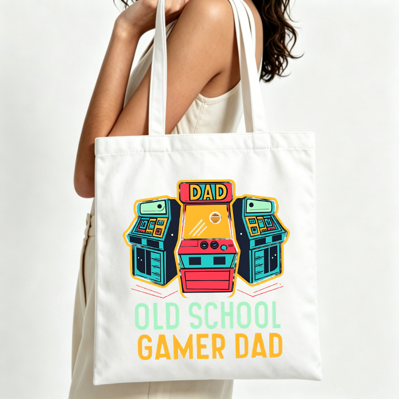Tas jinjing kanvas grafis mesi - Retro Gaming Shops ulasan dan harga