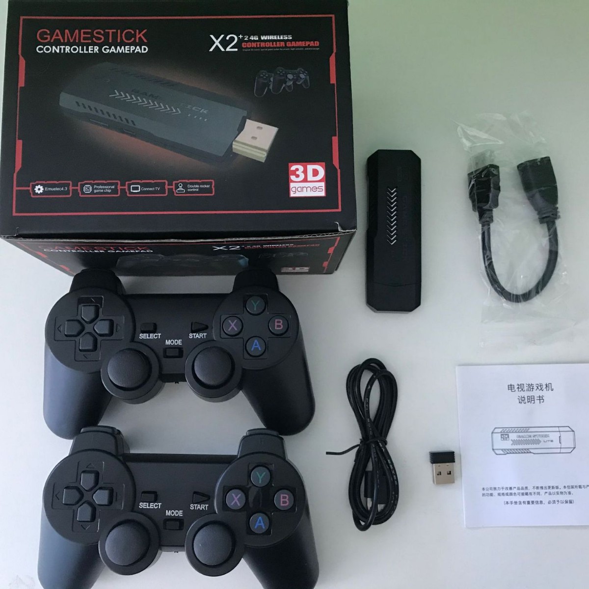 Konsol Video Game Retro X2 2.4 - Retro Gaming Stick ulasan dan harga