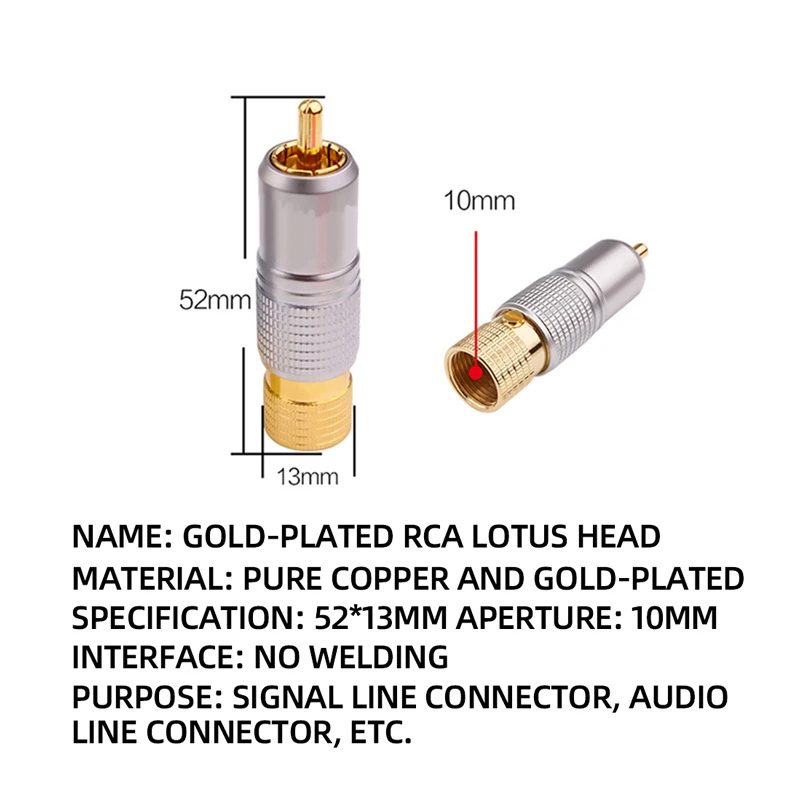 4 Buah Speaker Kabel Audio Ste - Composite Rca Cable ulasan dan harga